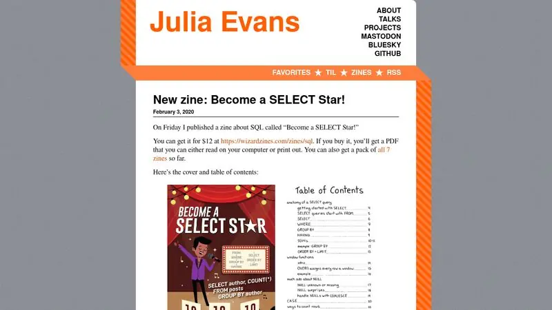 https://jvns.ca/blog/2020/02/03/new-zine--become-a-select-star/