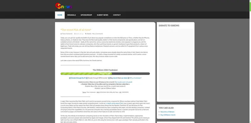 OSnews - Exploring the Future of Computing