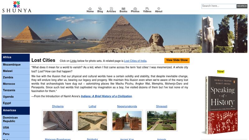 Pictures, Photos of Lost Cities