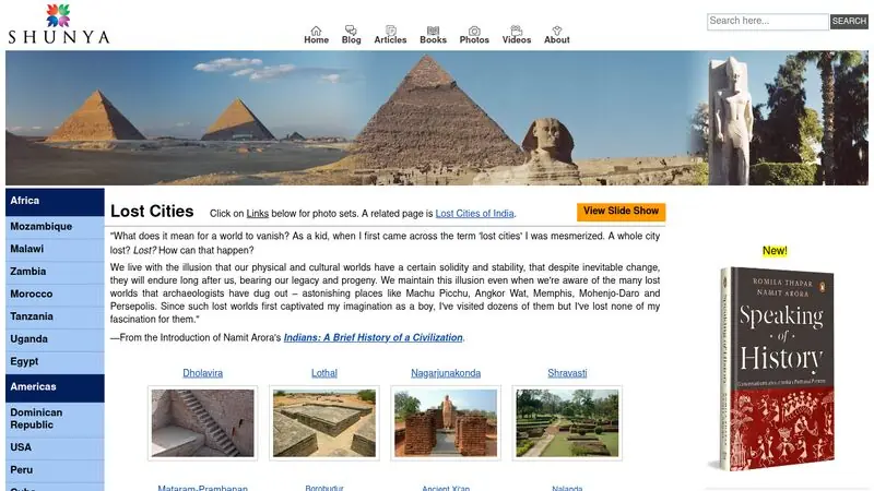 Pictures, Photos of Lost Cities