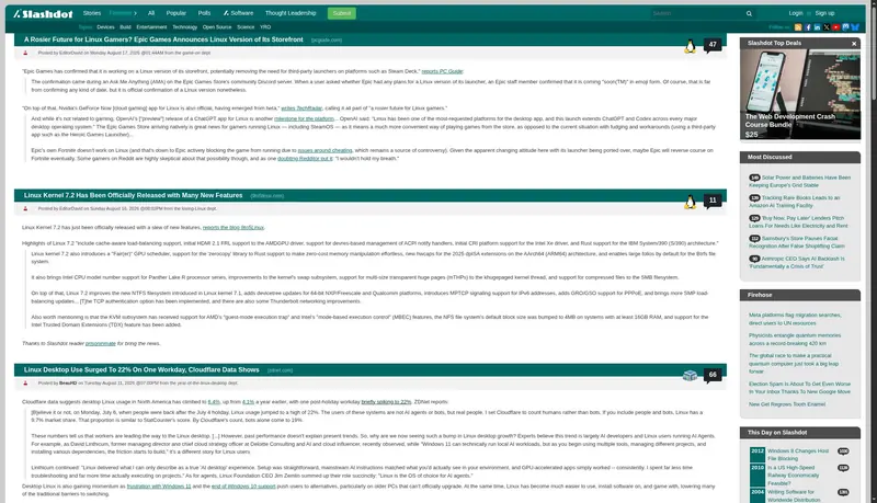 Linux News | Slashdot