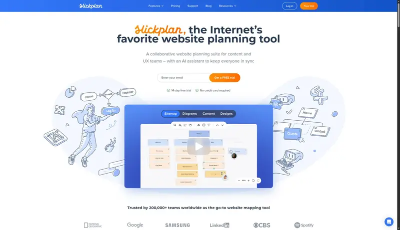 Slickplan – Website Planning Tools for Teams & Agencies