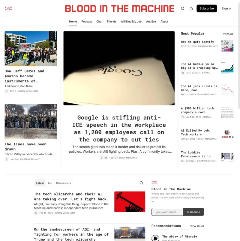 Blood in the Machine | Brian Merchant | Substack