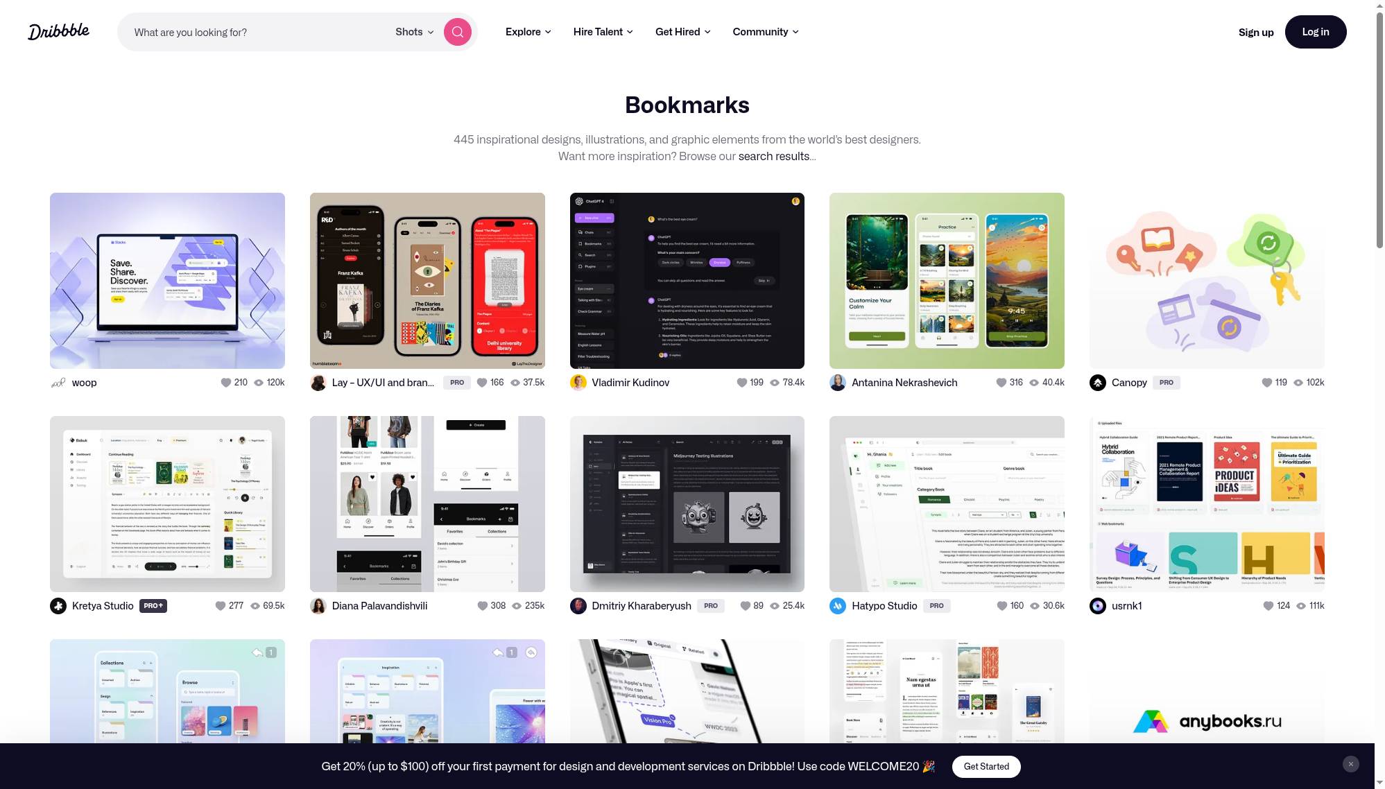 Bookmarks designs, themes, templates and downloadable graphic elements on Dribbble