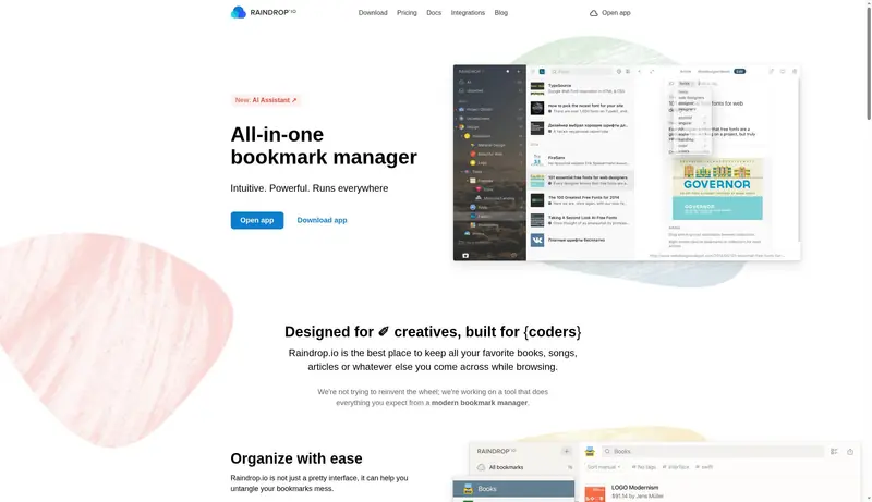 Raindrop.io — All-in-one bookmark manager