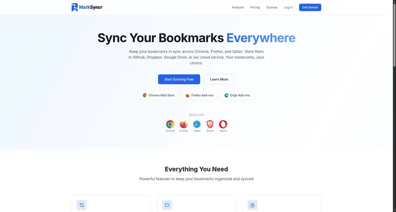 MarkSyncr - Sync Your Bookmarks Everywhere