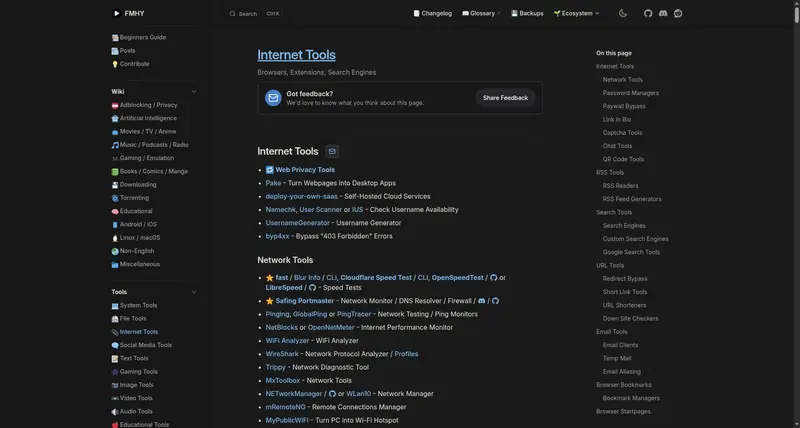 Internet Tools • freemediaheckyeah