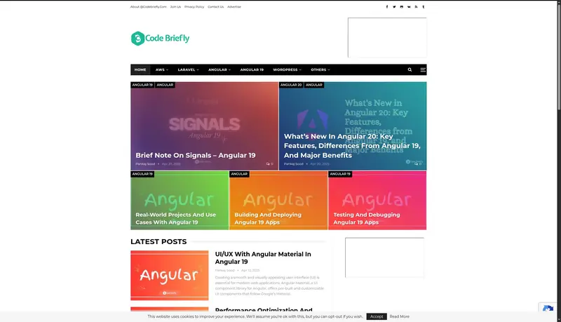CodeBriefly - Share. Read & Learn